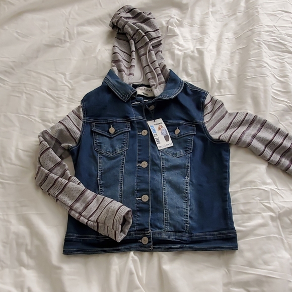 Wallflower Jean Jacket Hoodie Combined 